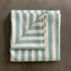 ⁦Light Blue Stripe Tablecloth⁩ – תמונה ⁦2⁩